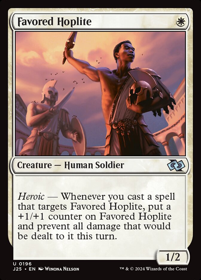 Favored Hoplite (Foundations Jumpstart #196)