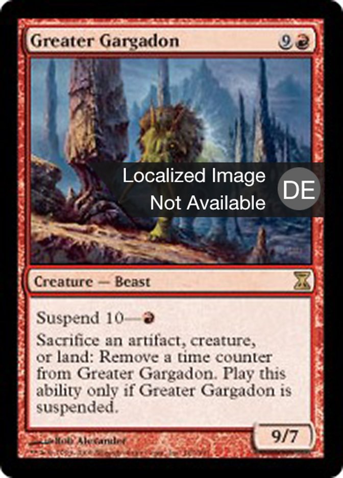 Greater Gargadon (Time Spiral #161)