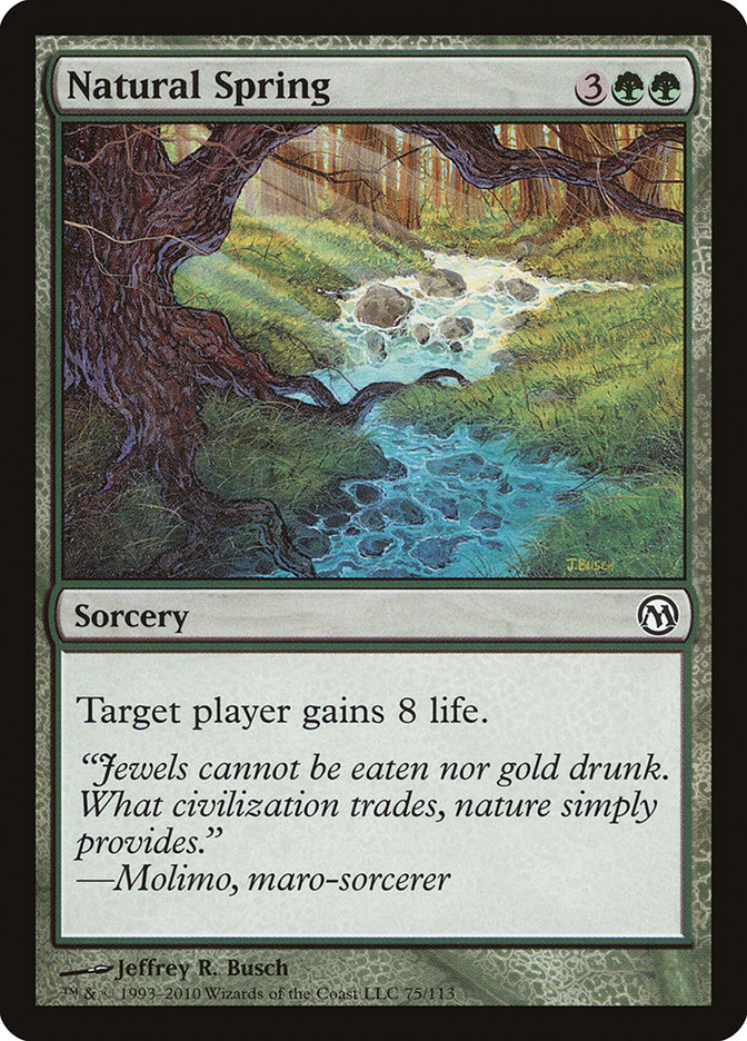 Natural Spring (Duels of the Planeswalkers #75)
