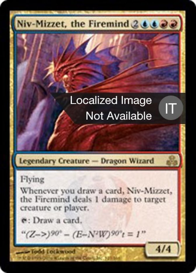 Niv-Mizzet, the Firemind (Guildpact #123)
