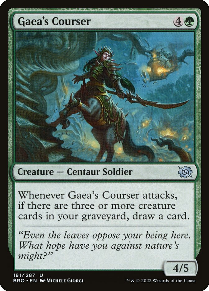 Gaea's Courser (The Brothers' War #181)
