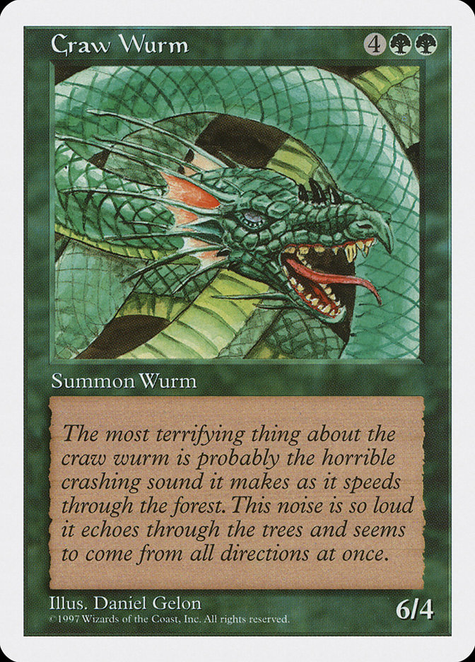 Craw Wurm (Fifth Edition #286)