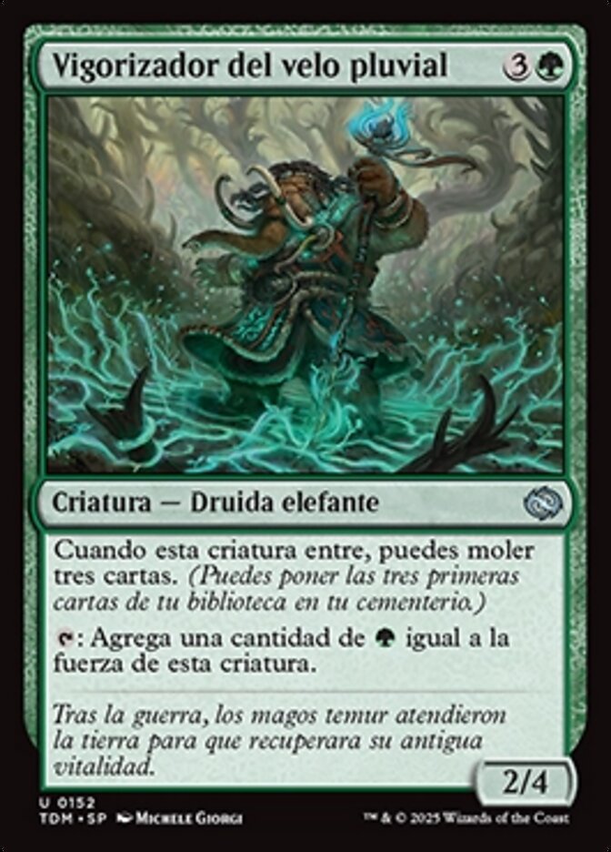 Vigorizador del velo pluvial
