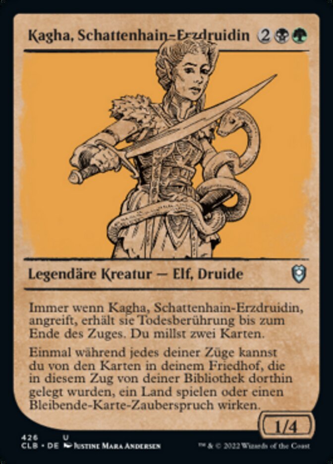 Kagha, Shadow Archdruid (Commander Legends: Battle for Baldur's Gate #426)