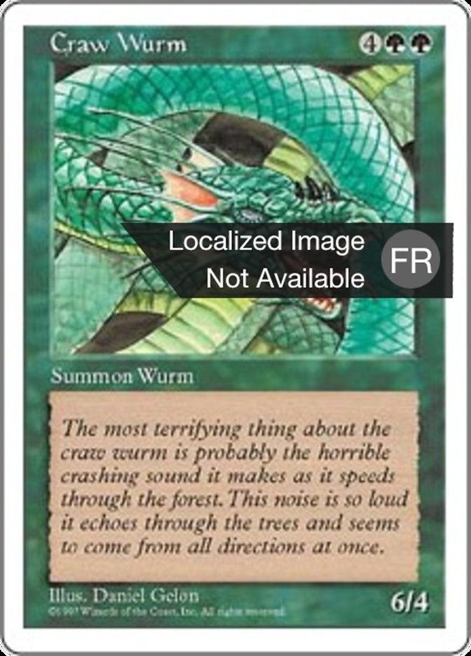 Craw Wurm (Fifth Edition #286)