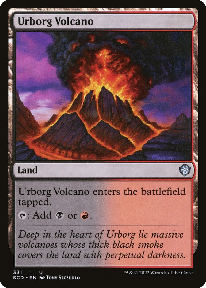 Urborg Volcano (Starter Commander Decks #331)