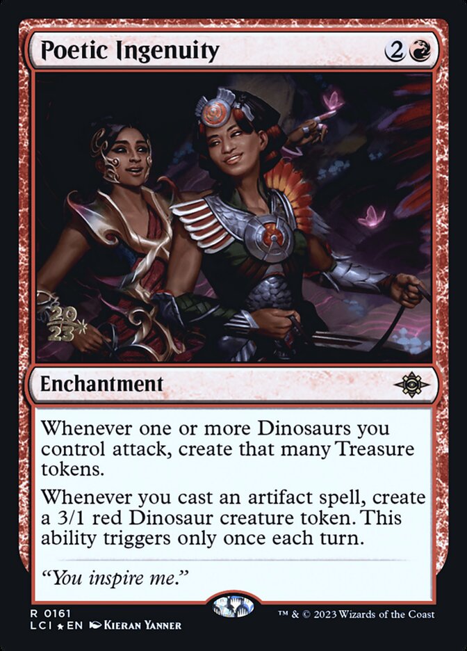 Poetic Ingenuity (The Lost Caverns of Ixalan Promos #161s)