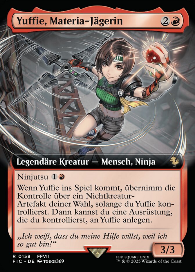 Yuffie, Materia-Jägerin