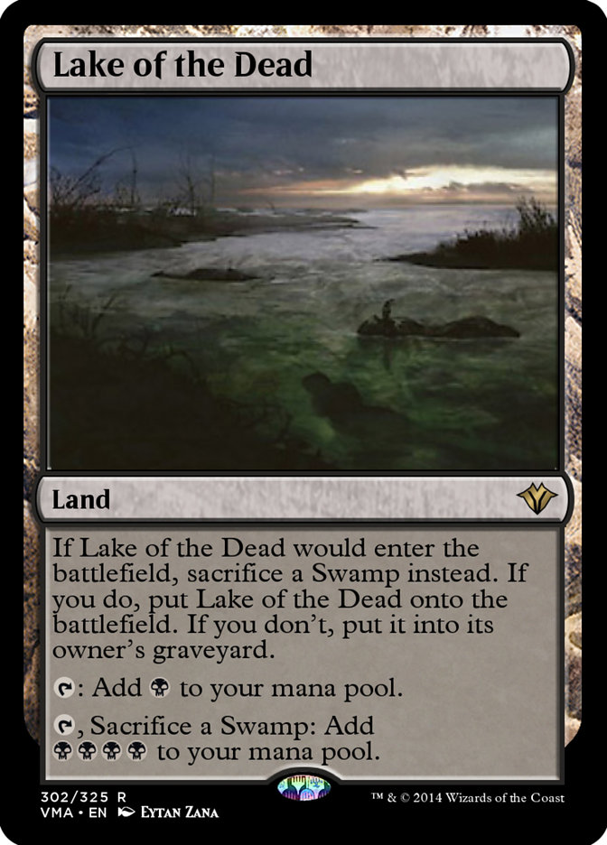 Lake of the Dead · Vintage Masters (VMA) #302 · Scryfall Magic The