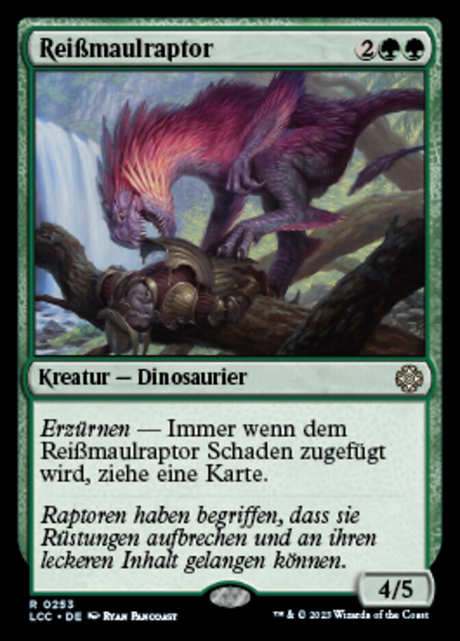 Ripjaw Raptor (The Lost Caverns of Ixalan Commander #253)