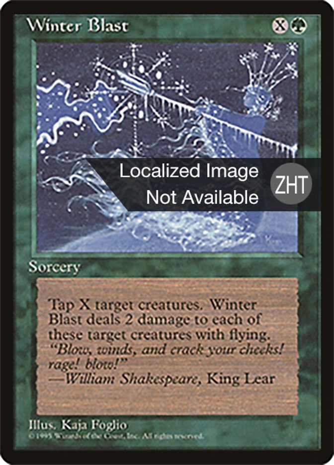 Winter Blast (Fourth Edition Foreign Black Border #290)