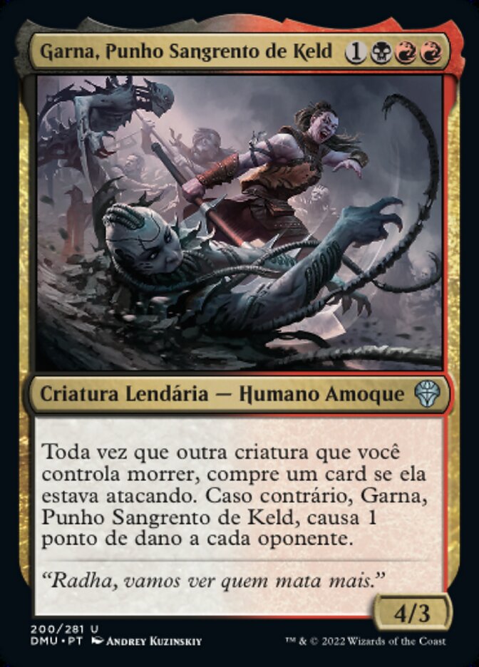 Garna, Bloodfist of Keld (Dominaria United #200)