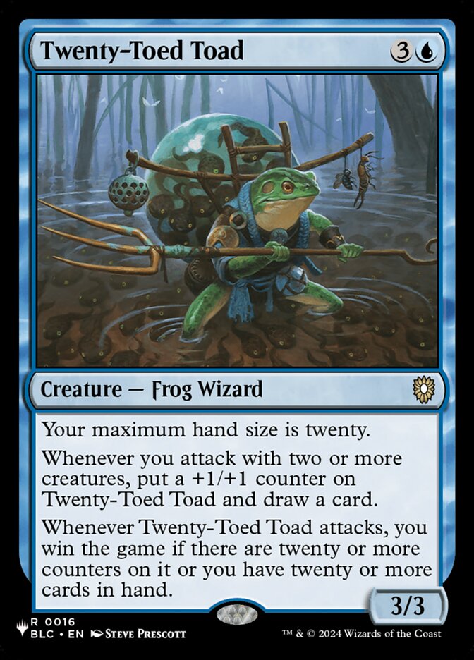 Twenty-Toed Toad (The List #BLB-16)