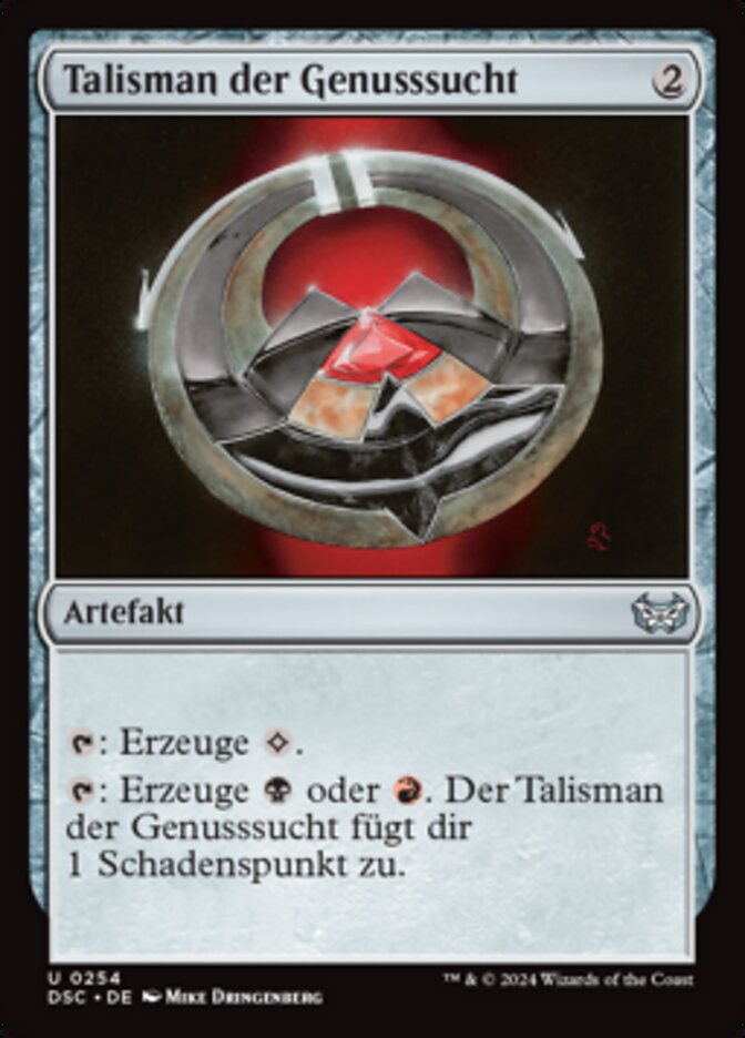 Talisman der Genusssucht