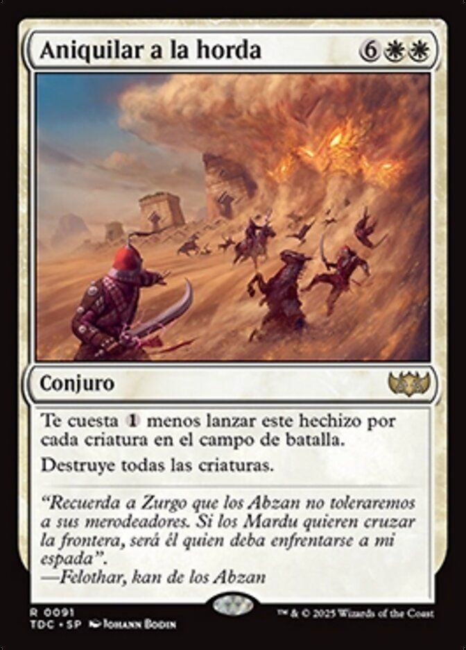 Aniquilar a la horda