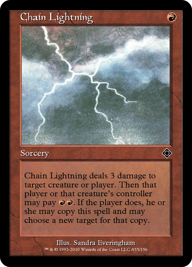 Chain Lightning (Magic Online Theme Decks #A55)
