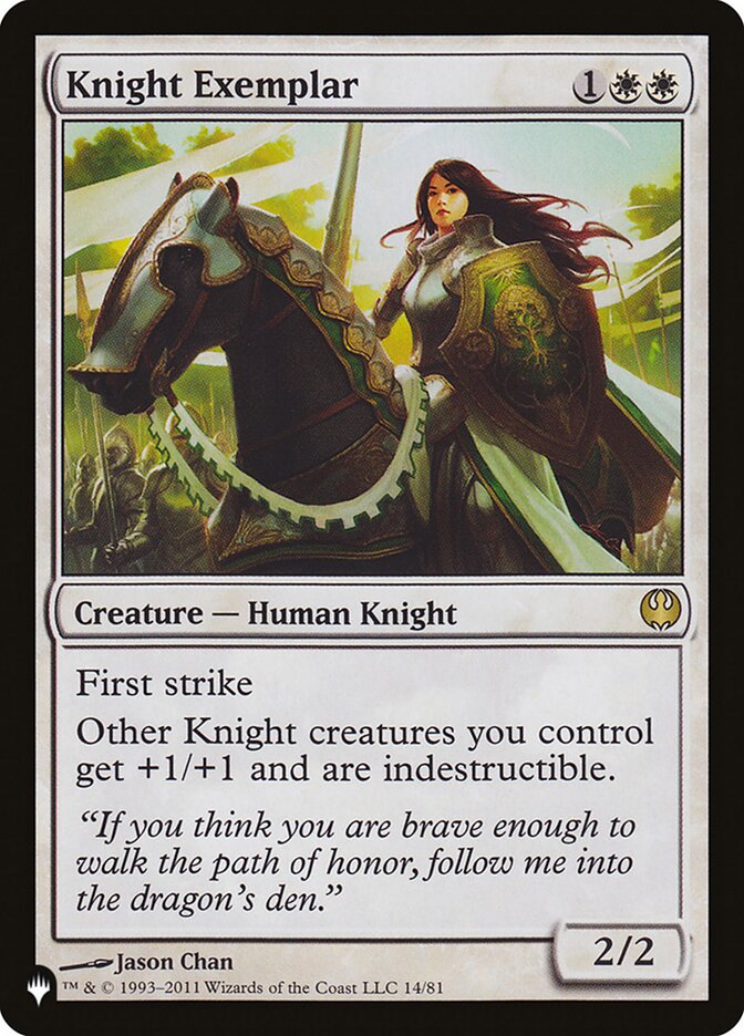 Knight Exemplar (The List #DDG-14)