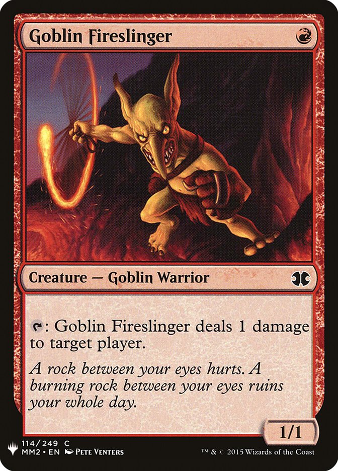 Goblin Fireslinger (The List #MM2-114)