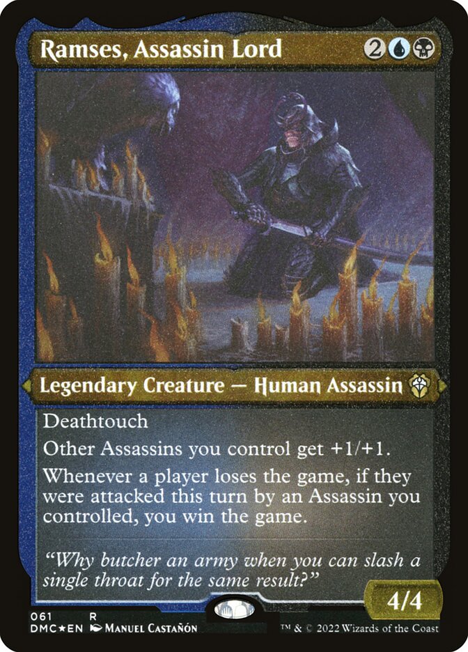 Ramses, Assassin Lord (Dominaria United Commander #61)