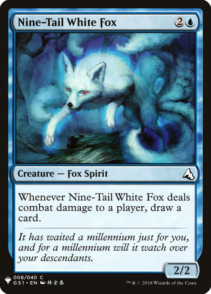 Nine-Tail White Fox (The List #GS1-8)