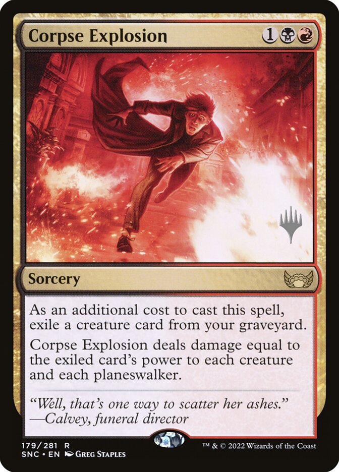 Corpse Explosion (Streets of New Capenna Promos #179p)