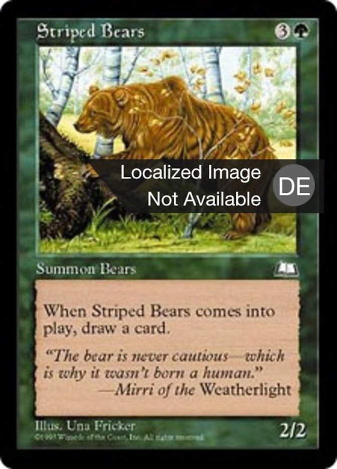 Striped Bears (Weatherlight #140)