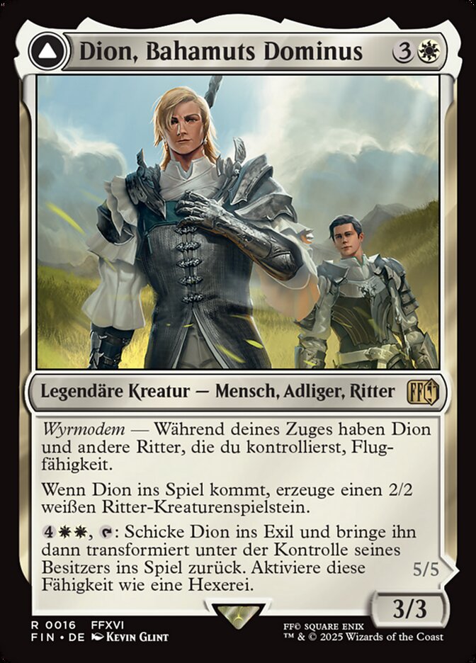 Dion, Bahamut's Dominant