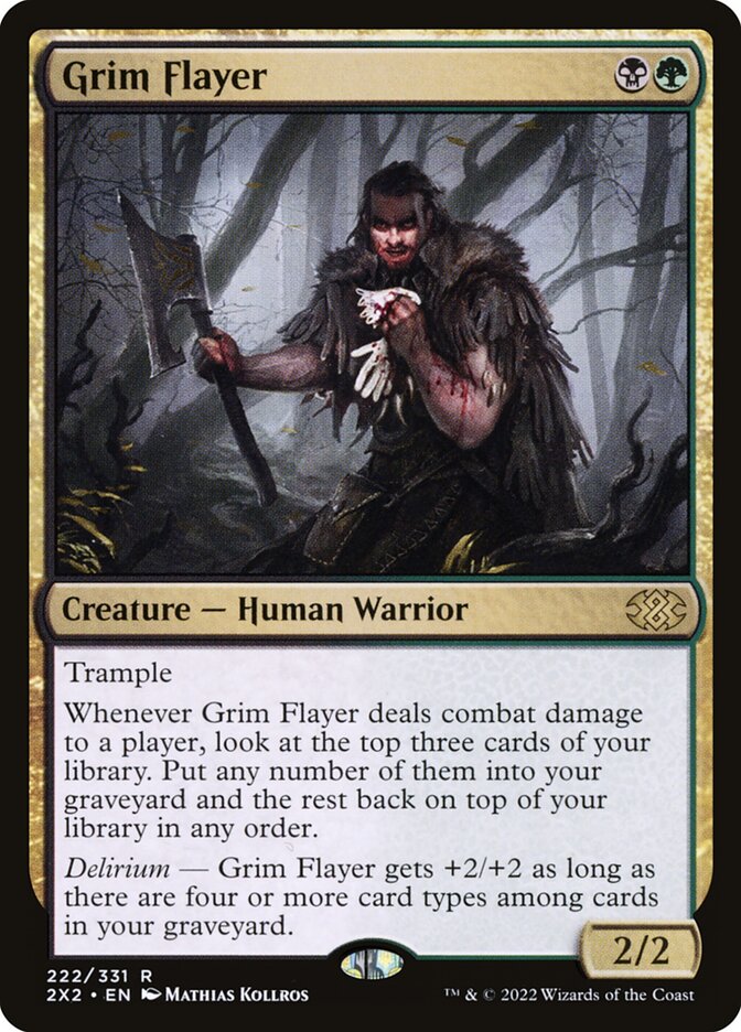 Grim Flayer (Double Masters 2022 #222)