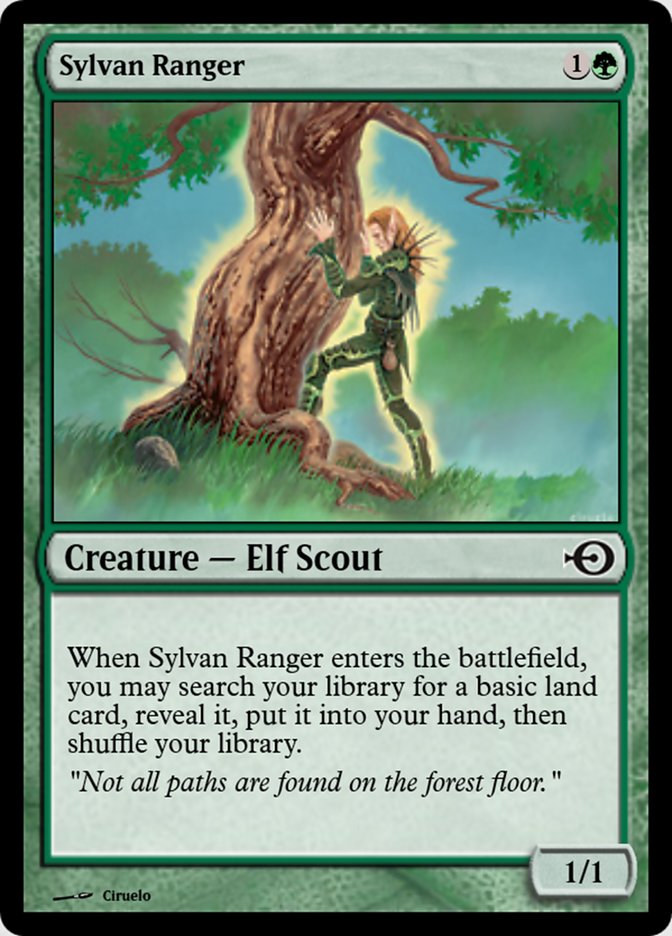 Sylvan Ranger (Magic Online Promos #37592)