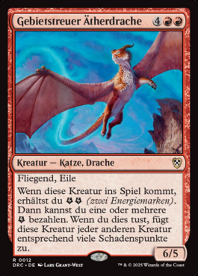 Gebietstreuer Ätherdrache