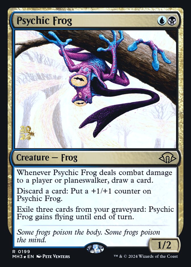 Psychic Frog (Modern Horizons 3 Promos #199s)