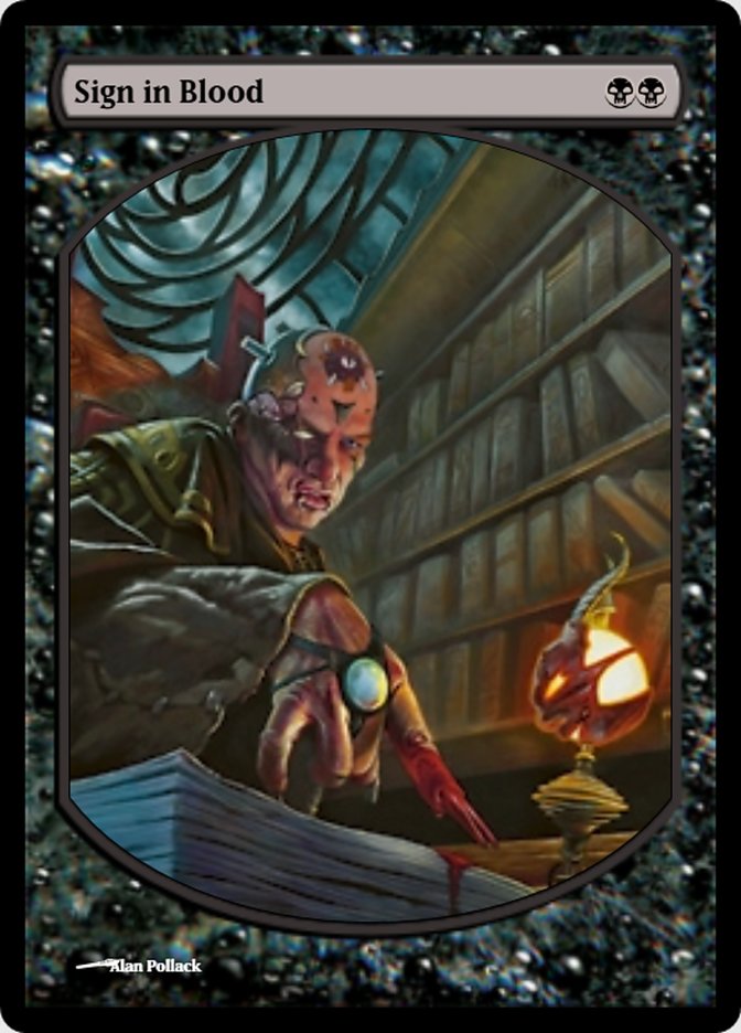 Sign in Blood (Magic Online Promos #36226)