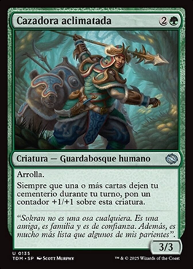 Cazadora aclimatada