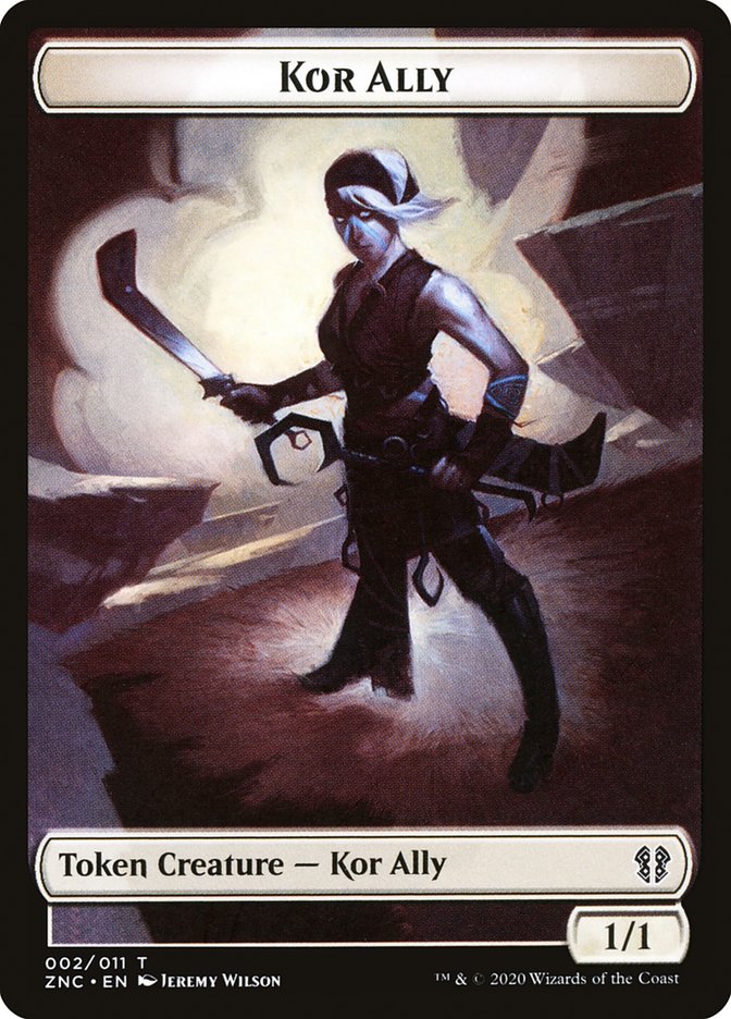 Kor Ally (Zendikar Rising Commander Tokens #2)
