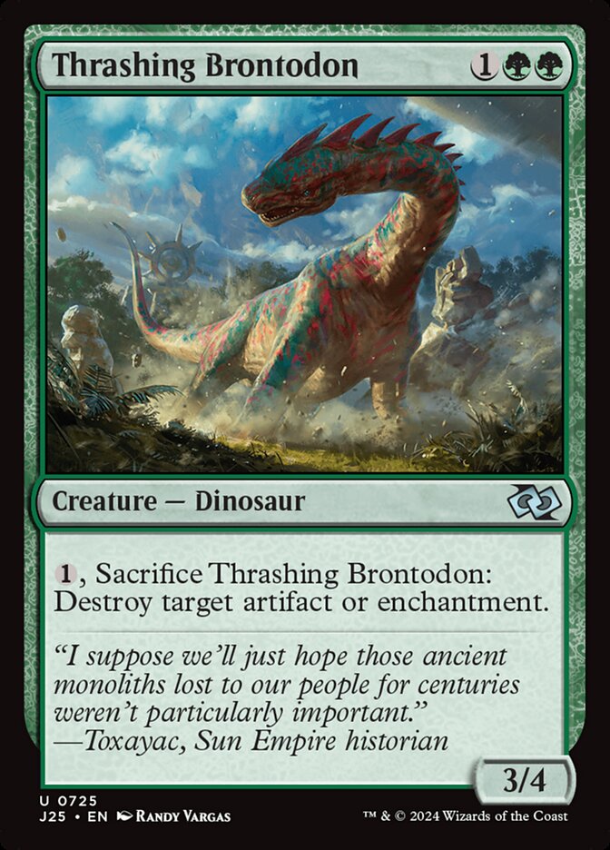 Thrashing Brontodon (Foundations Jumpstart #725)