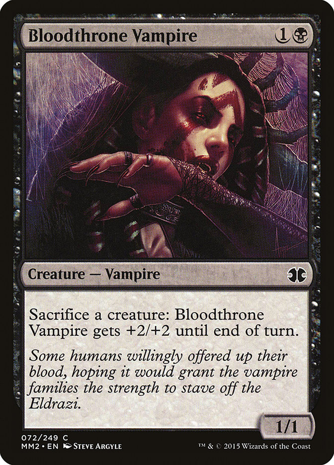 Bloodthrone Vampire (Modern Masters 2015 #72)
