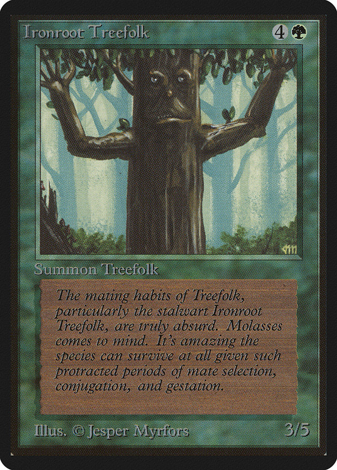 Ironroot Treefolk (Limited Edition Beta #204)