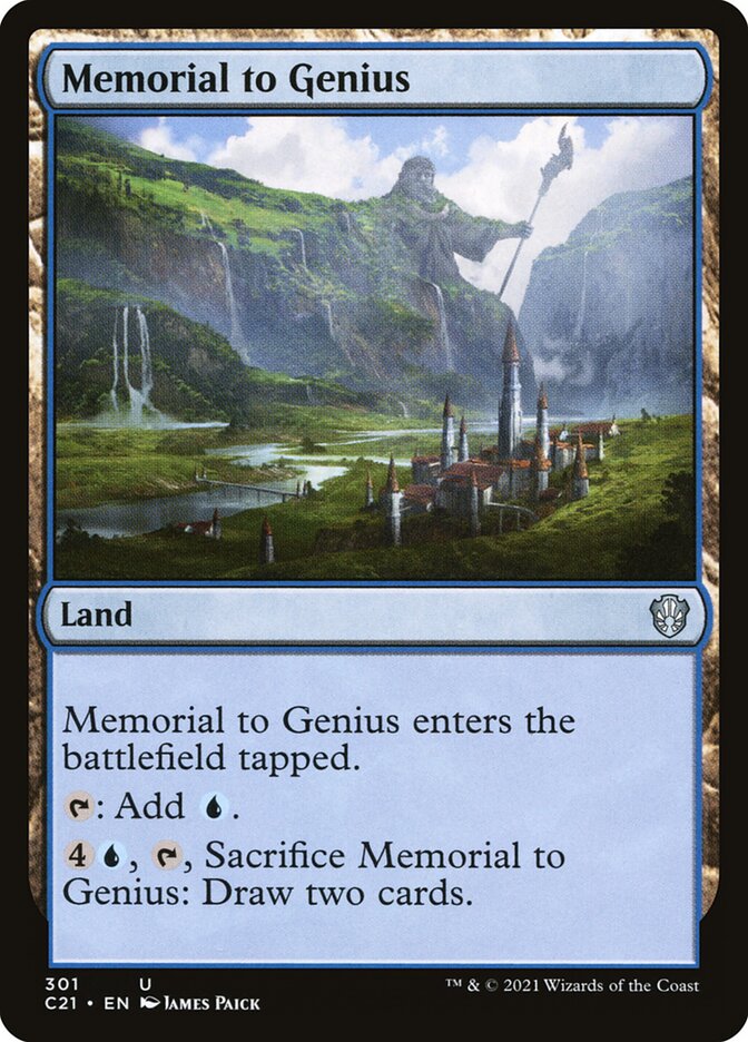 Memorial to Genius (Commander 2021 #301)