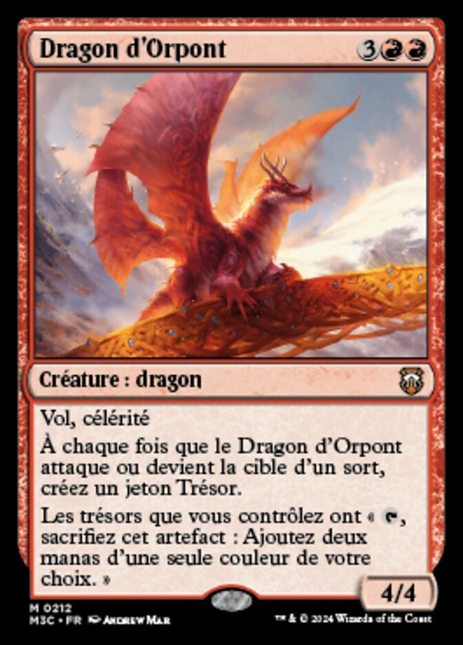 Goldspan Dragon (Modern Horizons 3 Commander #212)