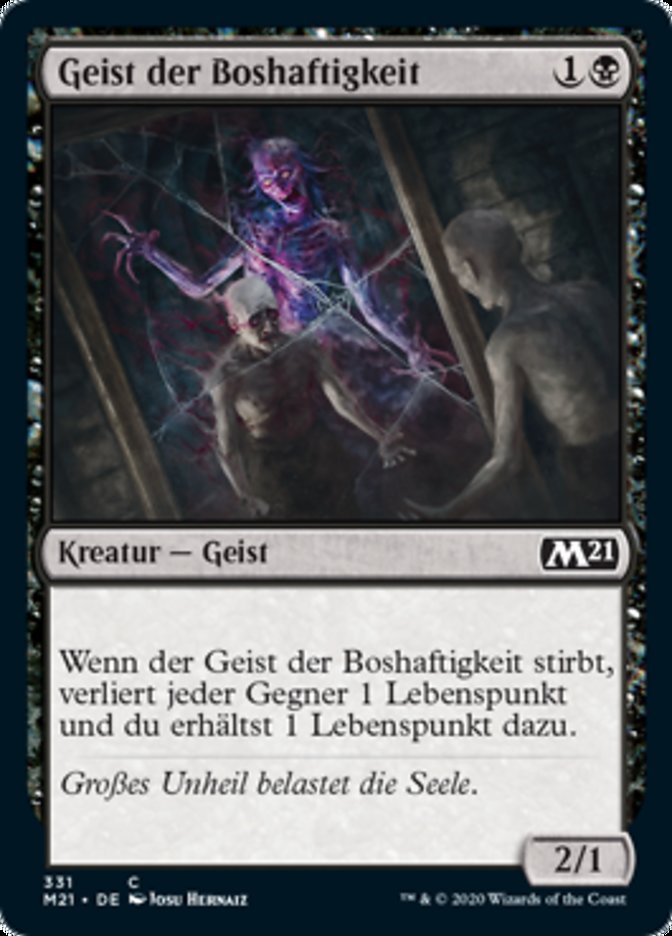 Geist der Boshaftigkeit