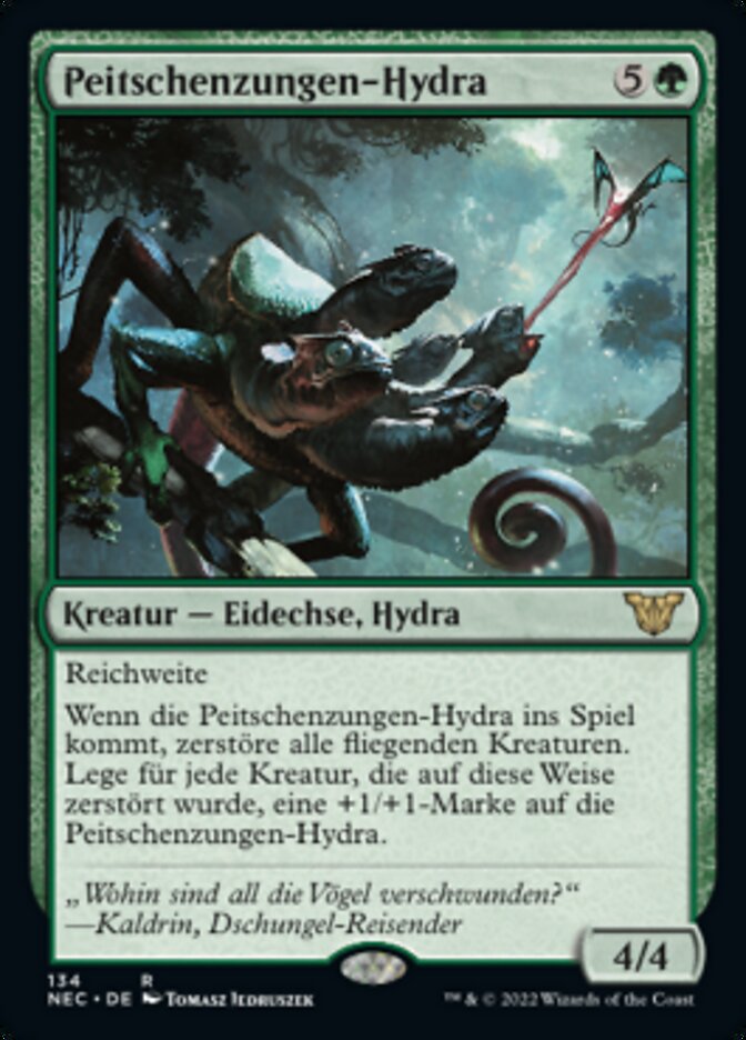 Whiptongue Hydra (Neon Dynasty Commander #134)