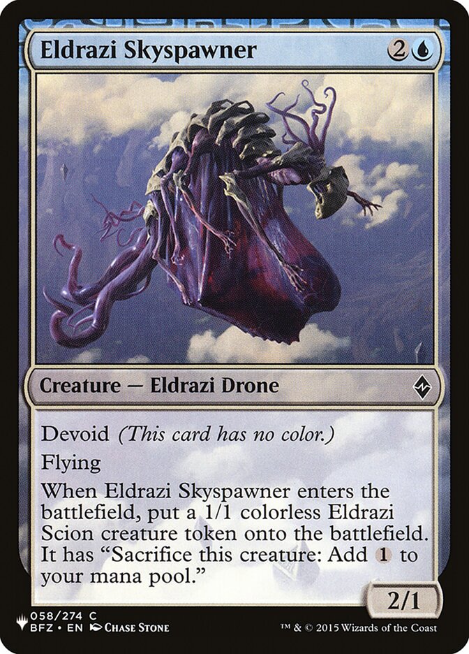 Eldrazi Skyspawner (The List #BFZ-58)