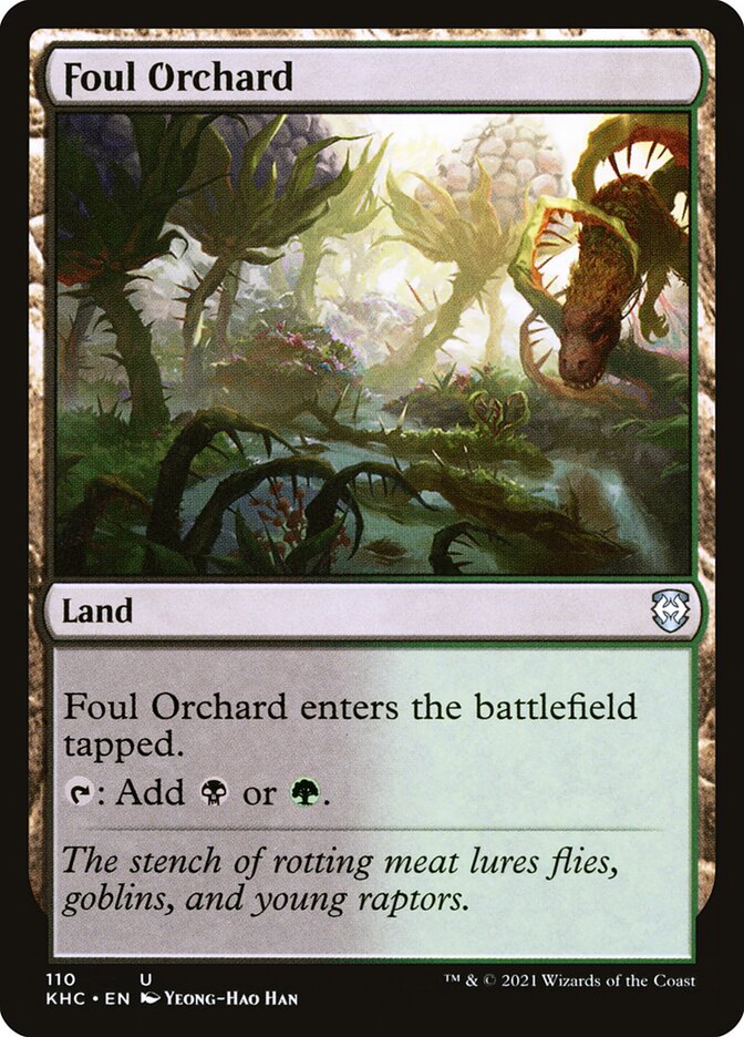 Foul Orchard (Kaldheim Commander #110)