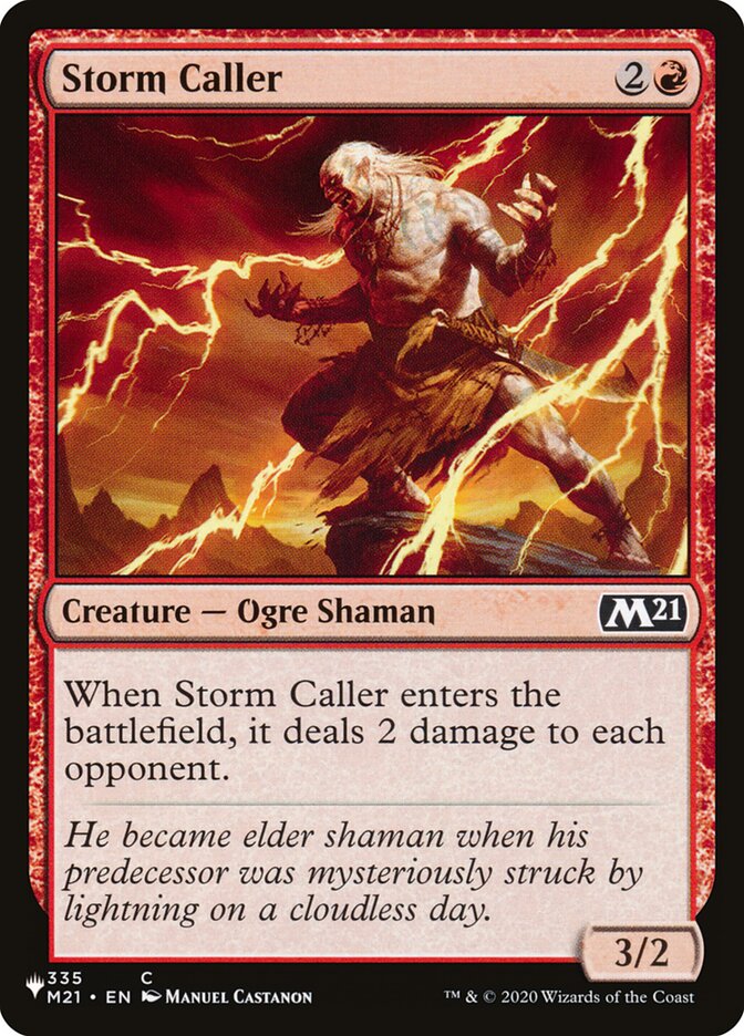 Storm Caller (The List #M21-335)