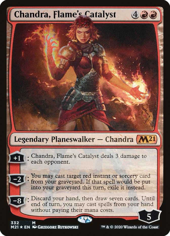 Chandra, Flame's Catalyst (Core Set 2021 #332)