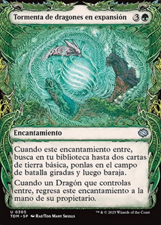 Tormenta de dragones en expansión