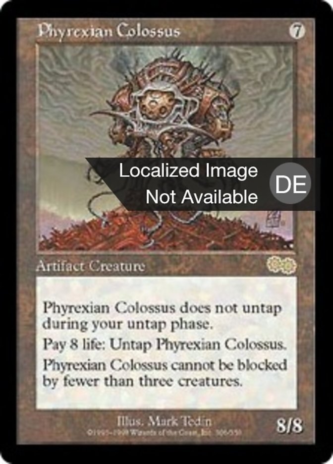 Phyrexian Colossus (Urza's Saga #305)