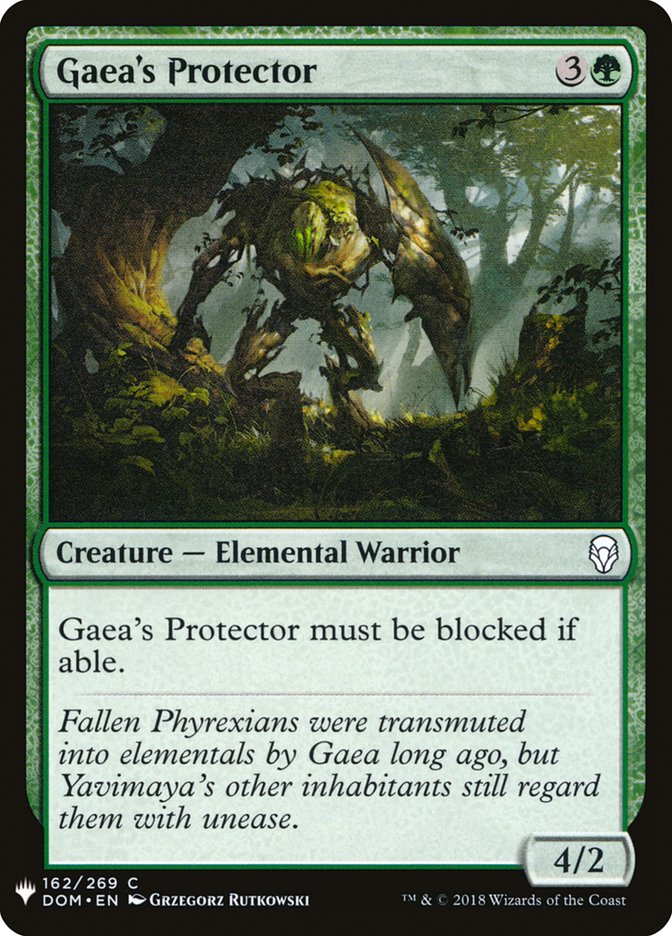 Gaea's Protector (The List #DOM-162)