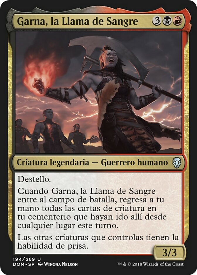 Garna, the Bloodflame (Dominaria #194)
