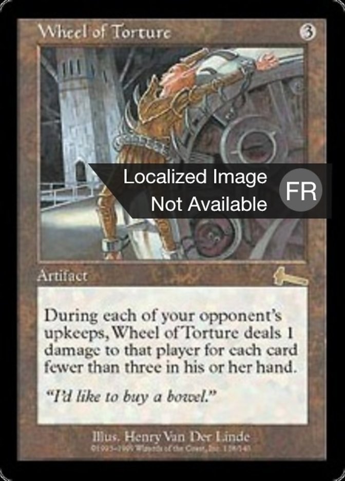 Wheel of Torture (Urza's Legacy #138)